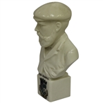 Ole Tom Morris City of St. Andrews Hewitt Brothers  Glazed China Bust Figurine