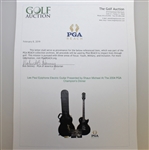 Les Paul Epiphone Electric Guitar Presented By Shaun Micheel ('03 PGA Champ) At The 2004 PGA Champion's Dinner
