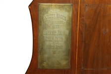 Walter Hagen Trophy Erskine Park Golf Club, South Bend, IN-Plaque with Bronzed Shoes & Ball-Probst Collection
