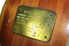 1962 Oversize Golf Wood Club Given to Pro-Golf Assoc. of Philadelphia Harry Markel