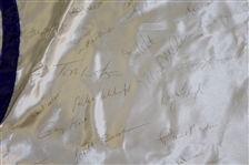Flown PGA Of America Signed Flag-W/ Palmer, Stewart, Nicklaus, Seve & others 6 FT x 4 FT! JSA ALOA