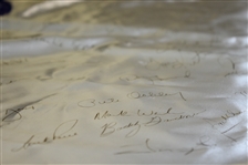 Flown PGA Of America Signed Flag-W/ Palmer, Stewart, Nicklaus, Seve & others 6 FT x 4 FT! JSA ALOA