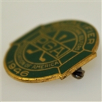 1946 PGA Championship at Portland C.C. Contestant Badge - Ben Hogan First Major Win - Near Mint