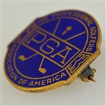 1933 PGA Champ. @ Blue Mound C.C. Contestant Badge Gene Sarazen  Winner - NRMT W/Seldom Seen Original Packaging!