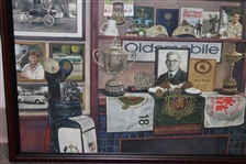 Atlanta Athletic Club Advertisement & Oldsmobile Print - Framed - Excellent Condition