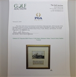 Oakland GC Bayside B&W Photo of 1900 Match Between Walter Travis & Harry Vardon - Framed