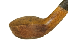 Circa 1900 Tom Morris Splice Neck Wood - Stamped T. Morris, R.B.T And 8 with Shaft Stamp