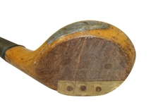 Circa 1900 Tom Morris Splice Neck Wood - Stamped T. Morris, R.B.T And 8 with Shaft Stamp