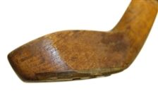 Circa 1900 Tom Morris Splice Neck Wood - Stamped T. Morris, R.B.T And 8 with Shaft Stamp