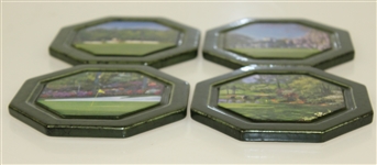Masters Tournament - Augusta National GC Green Ceramic Coasters - 4 In Original Box