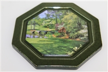 Masters Tournament - Augusta National GC Green Ceramic Coasters - 4 In Original Box