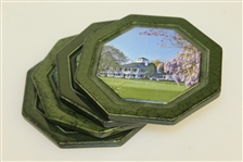 Masters Tournament - Augusta National GC Green Ceramic Coasters - 4 In Original Box