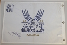 Rory McIlroy Signed 2014 PGA Championship at Valhalla Embroidered Flag JSA ALOA