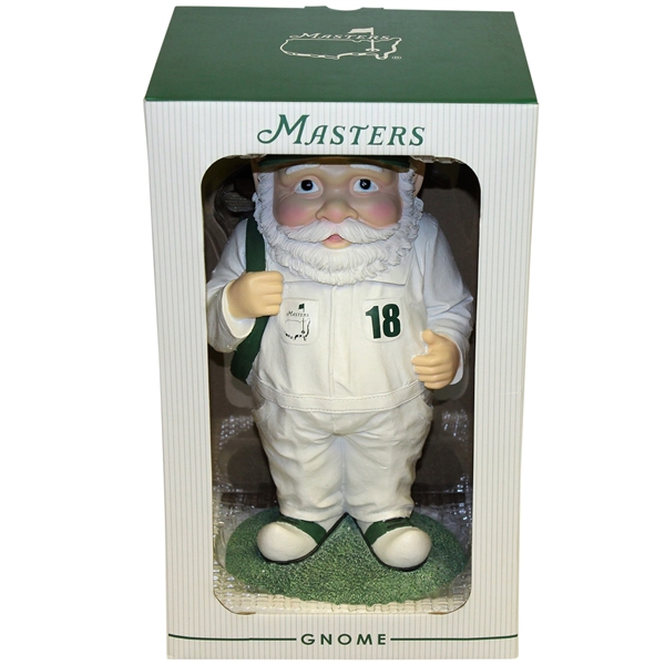 Ltd Edition Masters Green & White Caddie Gnome in Original Box - Sold Out Quickly