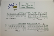 Jack Nicklaus Signed Scorecards From The 1986 Masters - Fanatics/Golden Bear Authentication Stickers