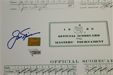 Jack Nicklaus Signed Scorecards From The 1986 Masters - Fanatics/Golden Bear Authentication Stickers