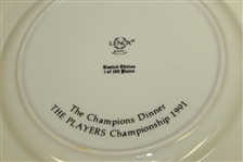 Ltd Ed THE PLAYERS Championship 'The Champions Dinner' Lenox Plate - 1991
