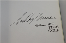 Leroy Neiman Signed 'Big Time Golf' Book JSA ALOA