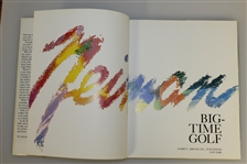 Leroy Neiman Signed 'Big Time Golf' Book JSA ALOA