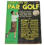 1931 Short Cuts to Par Golf by Jones, Sarazen, Armour, Evans, Cooper, Hagen, & others