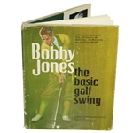 1969 Bobby Jones one the Basic Golf Swing 1st Edition Book with Dust Jacket