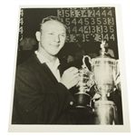 Arnold Palmer 1960 US Open at Cherry Hills USGA Stamped 8x10 B&W Photo