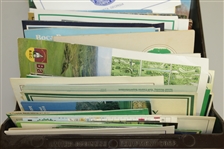 Potpourri of Official Scorecards from Assorted World Wide Courses