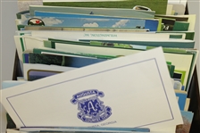 Potpourri of Official Scorecards from Assorted World Wide Courses