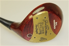 Bob Goalby Signed Jack Nicklaus MacGregor 4-Wood Inscribed 68 Masters JSA ALOA