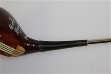 Bob Goalby Signed Jack Nicklaus MacGregor 4-Wood Inscribed 68 Masters JSA ALOA