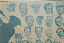 Ltd Ed PGA Seniors' Champions' Signed by 16 - Palmer, Snead, Runyan, & others #18/200 JSA ALOA
