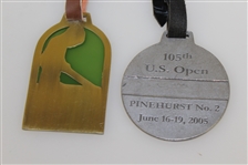 2005 US Open at Pinehurst Valuables Pouch with Bag Tag & other '1895' Bag Tag