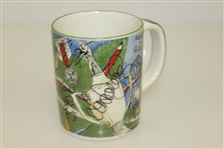 Multi-Signed Mug of LPGA Stars Annika, Inkster, Davies, Pepper, & more JSA ALOA