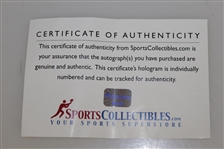 Vijay Singh Signed 2014 Masters Embroidered Flag JSA ALOA