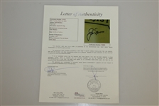 Jack Nicklaus Signed Undated Masters Embroidered Flag FULL JSA #Y52660