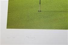 Bill Waugh Signed 'The Ballesteros Hole' The Belfry Print - Signed by Seve JSA ALOA