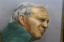 Arnold Palmer Ltd Ed Artist Proof Canvas Print Signed by Artist Bill Waugh JSA ALOA