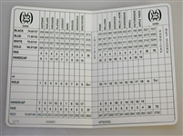 Arnold Palmer Signed Baltimore Country Club Official Scorecard JSA ALOA