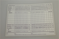 Arnold Palmer Signed Laurel Creek Official Scorecard JSA ALOA