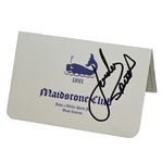 Jordan Spieth Signed The Maidstone Club Scorecard JSA ALOA