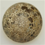 Circa 1905-1910 Vintage Star Challenger 26 1/2 Gutta Percha Golf Ball