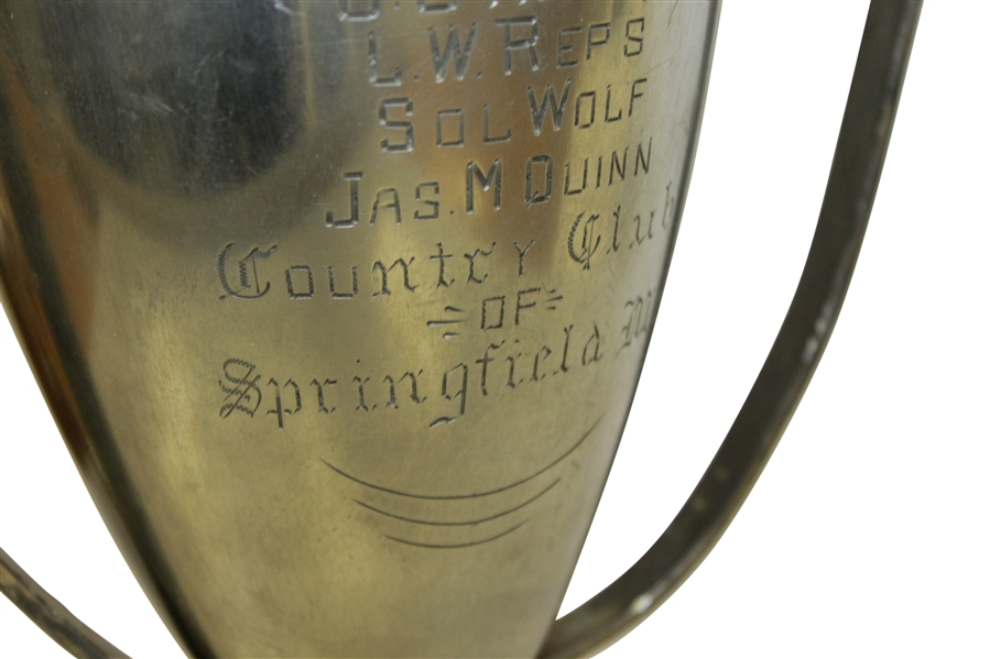 1922 Director's Cup Silver Loving Cup Presented by Harry Cooper - Won By Horton Smith & others