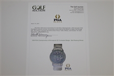 1959 PGA Championship at Minneapolis GC Contestant Badge - Bob Rosburg Winner