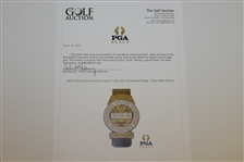 1965 PGA Championship at Laurel Valley GC Contestant Badge - Dave Marr Winner