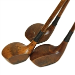 Three George Low Baltusrol Woods - Baltusrol(x2) & Special(W.W.)