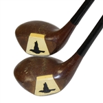 A.G. Spalding Bros Crow Face Reg. #25653 1-Wood & 2-Wood