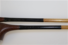 A.G. Spalding Bros Crow Face Reg. #25653 1-Wood & 2-Wood