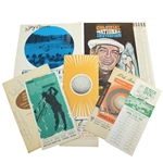 Seven Signed 1960s Golf Championship Programs/Pairings - Brewer, Maxwell, Devlin & Others JSA ALOA