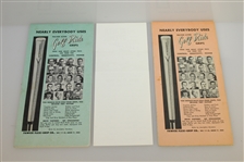 Seven Signed 1960's Golf Championship Programs/Pairings - Brewer, Maxwell, Devlin & Others JSA ALOA