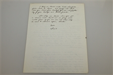 David L. Amory Signed Letter to Charles Price - January 25, 1983 JSA ALOA